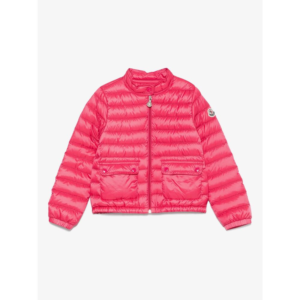 Moncler Girls Lans Lightweight Down Jacket Pink $690 Size 12A NWT